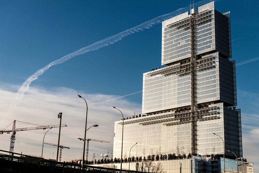 Le nouveau palais de Justice (170 mètres), dans le 17ème arrondissement